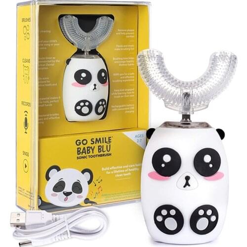 Panda Smart Childrens Electric Toothbrush U-shaped Mouth with Sonic Fully Automatic Cute Toothbrush with Recording