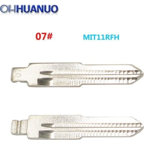 2pcs/lot Universal Flip Remote Control 07 # for Remote KD, No. 07 MIT11RFH Blade for outlander grandis ASX