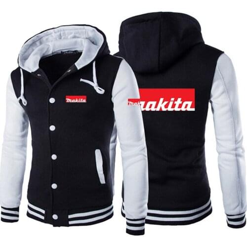 2021 Makita Autumn Mens Jackets Designer Hoodie Uniform Casual Baseball Comfortable Coat Sport Cotton Sweatshirt Coat