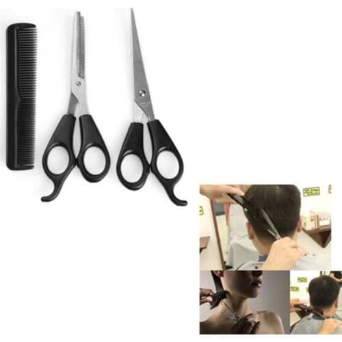 50sets 3pcs/set Prol Hair Dressing Scissors Barber Tool Hair Scissor Comb Set Cutting Hairdressing Shears new