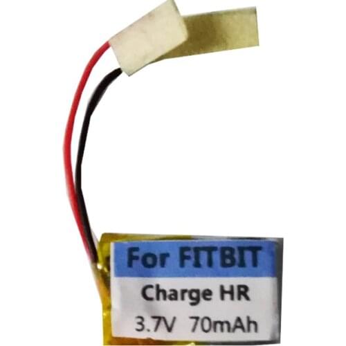 70mAh Replace smartband Battery For Fitbit Charge HR watch Batterie Accumulator AKKU