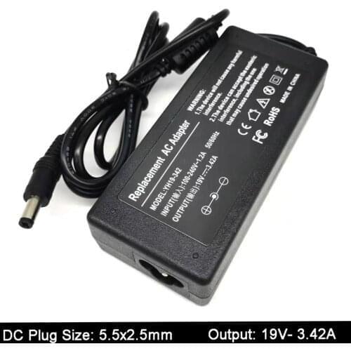 19V 3.42A 5.5*2.5mm Notebook AC Laptop Adapter Suitable For ASUS R33030 N17908 V85 Lenovo/BenQ/Acer Notebook Power Supply
