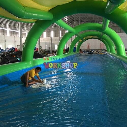 KK Manufacture Splash Island Big Inflatable Water Park