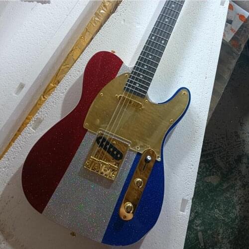 2019 New + guitar Factory + Chender Buck Owens electric guitar 3 color metallic finish electric guitar FD electric free shipping