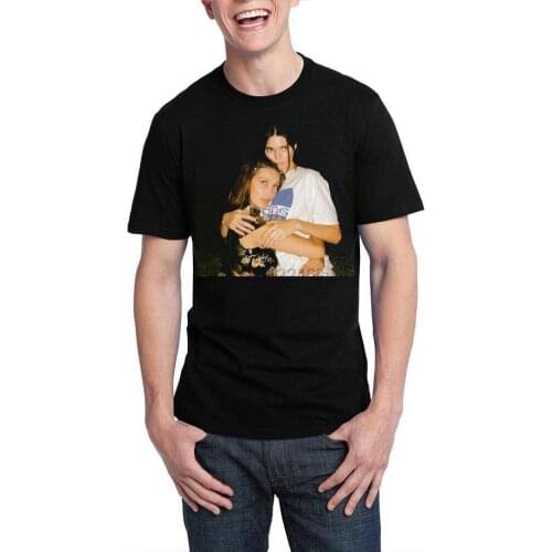 Kendall Jenner And Bella Hadid Half Sleeve Black T Shirt