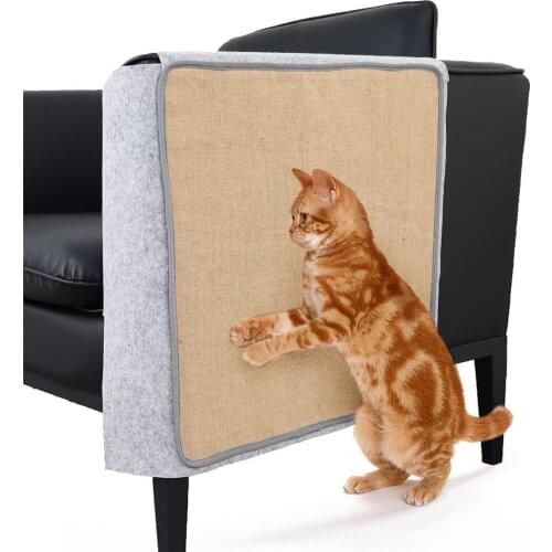 Pet Cat Scratching Mat Natural Sisal Sofa Shield Protection Cover for Furniture Chair Couch