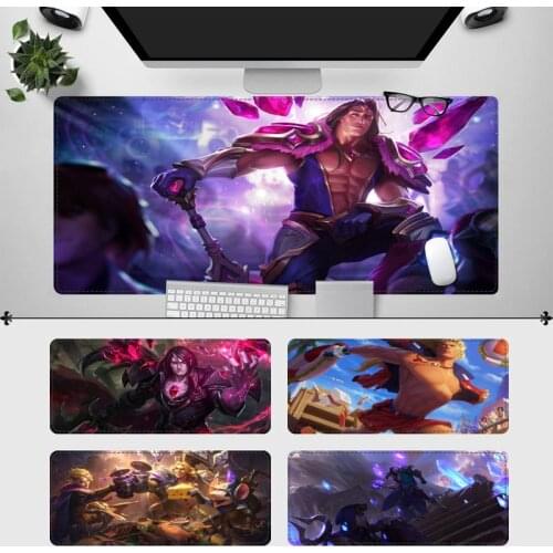 Pattern League of Legends Taric Mouse Pad Gaming MousePad Large Big Mouse Mat Desktop Mat Computer Mouse pad For Overwatch
