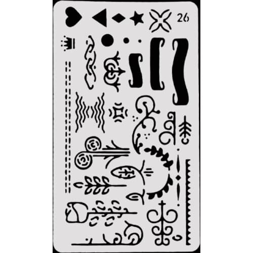 Cartoon Layering Stencils Drawing Color Spray stencil DIY Scrapbook photo album Decorative Embossing DIY Card Crafts