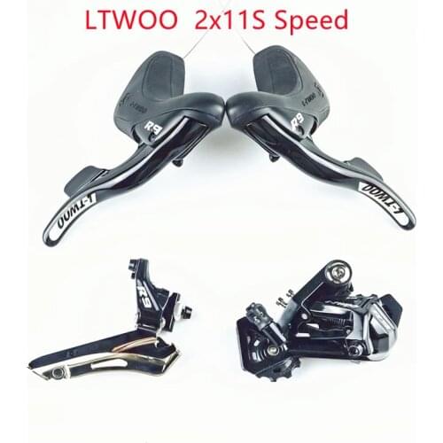 LTWOO R9 22s Road Bike Groupset 2x11 Speed Shifter Lever +Rear Derailleurs +Front Derailleurs 22S Bicycle Kits For 5800 R7000