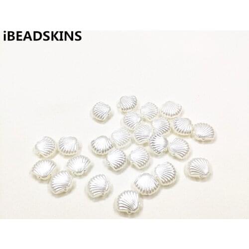 New arrival! 12x11mm 1600pcs Imitation pearls Shell shape beads for Necklace,Earrings parts,hand Made Jewelry DIY
