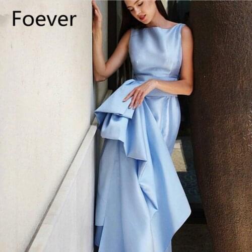 New Arrival Taffeta Cheap evening dress 2019 Vestidos de noche Long evening dresses Plus size suknia wieczorowa