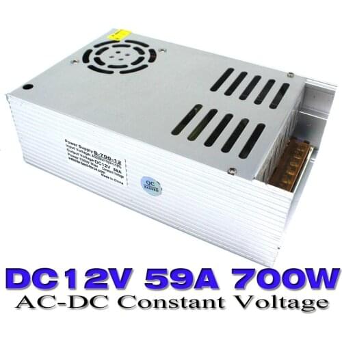 New Product 700W 12V 59A Small Volume Single Output Switching power supply for LED Strip CNC 3D Print
