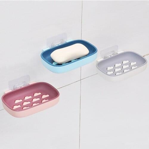 Storage Shelves Bathroom Tools Bathroom Shower Soap Box Dish Storage Plate Tray Holder Case Soap Holder Double Soap Rack