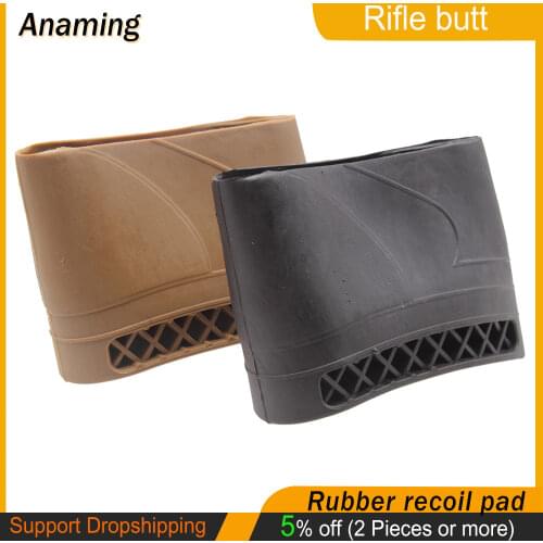 Hunting Rifle Rubber Recoil Pad Slip-On Butt stock Extension Shotgun Gun Butt Protector Shotgun Shooting Hunting Accessories