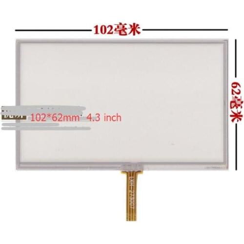 Super general small 4.3inch touch screen 102* 62mm mp5 mp4 handwritten screen glass