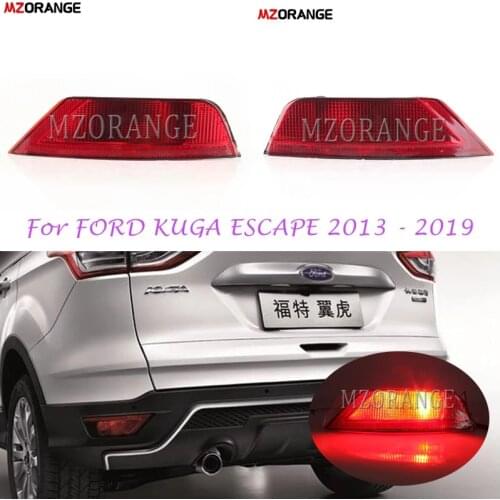 Rear Bumper Fog Light For FORD KUGA ESCAPE 2013 2014 2015 2016 2017 2018 2019 Tail Reflector Signal Lamp Car Accessories