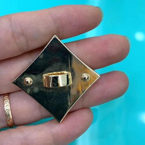 High quality handbag square strap connector hardware accessories upscale leather bag Alloy Arch Bridge