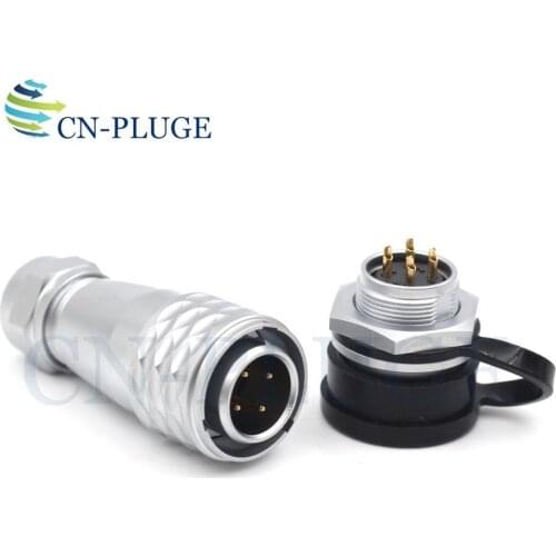 WEIPU SF16 Series 4 pin Waterproof Wire Connector LED Power Cable Connector Male Plug Female Socket IP67