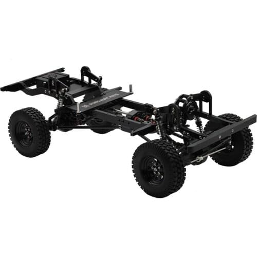 1:10 RC Model Crawler D110 I Metal Car Body Chassis Frame Cage Kit & Tires Wheels for Land Roover Defender