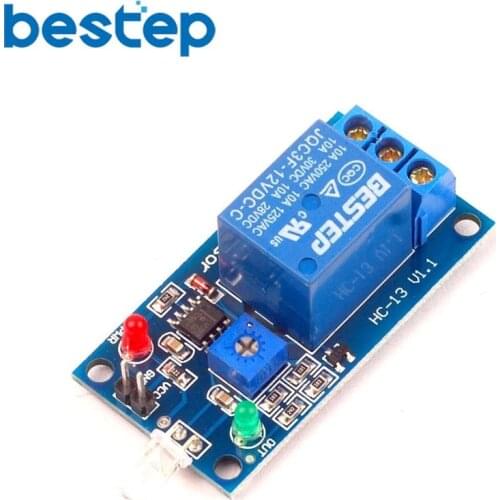 DC 12V 1 Channel Photodiode Module Relay Module optical switch light detection sensor Module