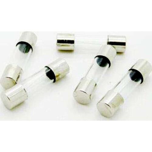 100pcs Glass fuse tube 5X20 0.1A 0.2A 0.3A 0.5A 1A 2A 3A 4A 5A 6A 8A 10A 12A 15A 20A 25A 30A /250V High-quality