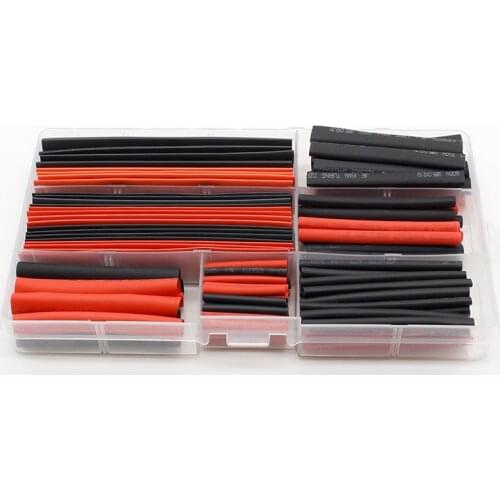 150Pcs 2:1 Polyolefin Heat Shrink Tubing Tube Sleeving Wrap Wire Kit Cable S08 Drop ship