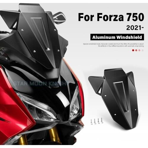 Motorcycle Accessories Aluminum Windscreen Windshield Wind Shield Deflector Fit For Honda For FORZA 750 For Forza750 2021