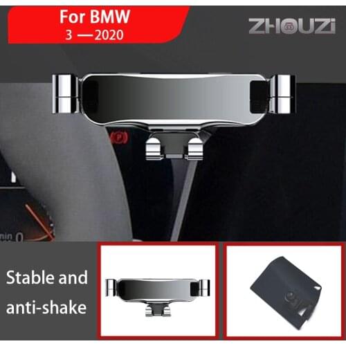 Car Mobile Phone Holder For BMW New 3 Series G20 G28 320i 325i 330i 2020 Mounts Stand GPS Gravity Navigation Bracket Accessories