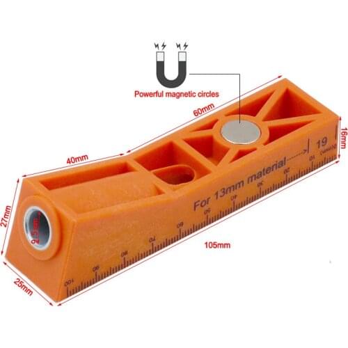 Woodworking Angled Hole Locator Drill With Magnet Guide Hole Fixture Drill Guide Hole Locator with Hole Positioning Accessories