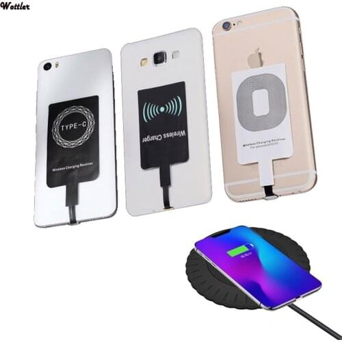 For iPhone Type C Micro USB A USB B Qi Wireless Charging Kit Connector Transmitter Charger Adapter Receptor Receiver Pad Coil