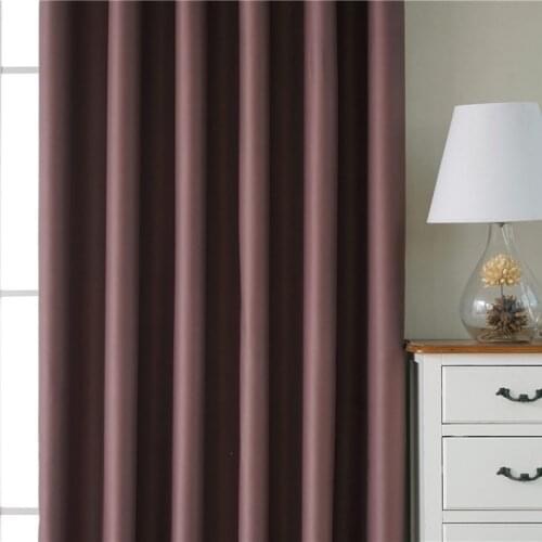 Elegant Liiving Room Curtains Modern Solid Color Ready Curtains for Kitchen Opening and Closing Method Bedroom Curtains