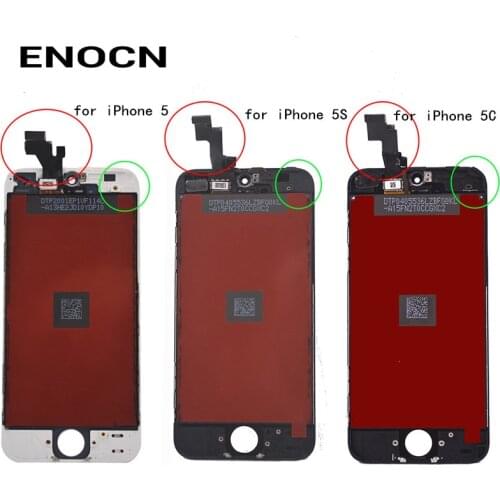ENOCN Grade AAA+++ For iPhone 5 5C 5S SE LCD Touch Screen Assembly 100% Brand New Display LCD+Tools+free shipping