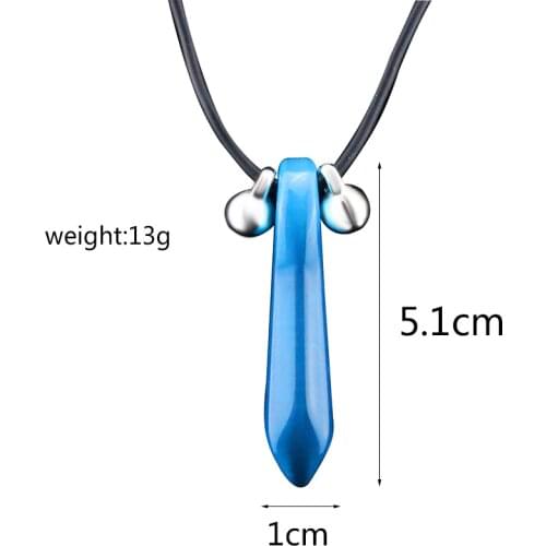 Fashion Necklace Naruto Hokage Tsunade Uzumaki Necklace Pendant Charms Necklace Cosplay Anime Halskette Jewelry Men Women