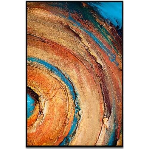 Hand-Painted Thick Texture Abstract Oil Painting Decorative Paintings Simple Modern Living Room Painting Hotel Hanging Paintings