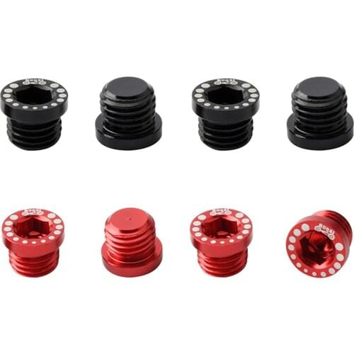 4pcs Folding Bicycle Screw Bolt M10 V Brake Hole Post Stem Fixing Bolts Biking Portable Dustproof Cycling Parts for MUQZI