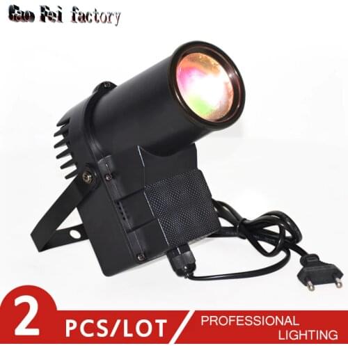 10W Mini Dmx512 Stage Light RGBW Disco Lyre Beam Led Pinspot Light For Dj Party KTV Mirror Ball Spotlights