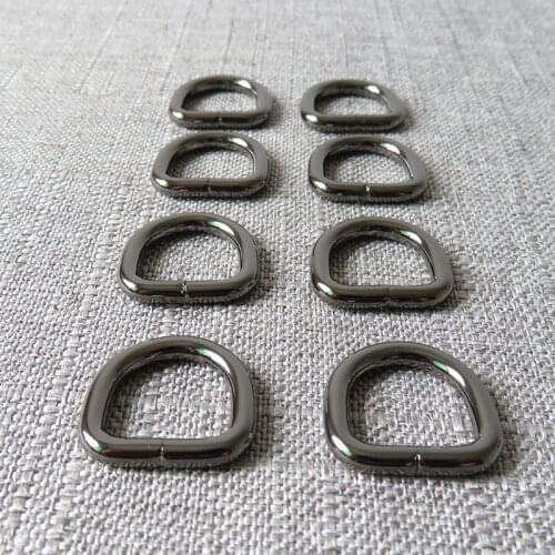 100 pcs Heavy metal hardware belt straps buckle clasp 15mm webbing for bag pet dog collar leash harness sewing garment accessory