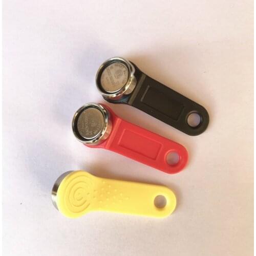 5pcs Ibutton DS1990A-F5 TM1990 with metal ring black handle