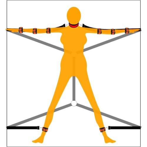 Adult bed bondage straps Sexual intercourse furniture novelty sex toys Arms head neck bondage ankle erotic alternative tools