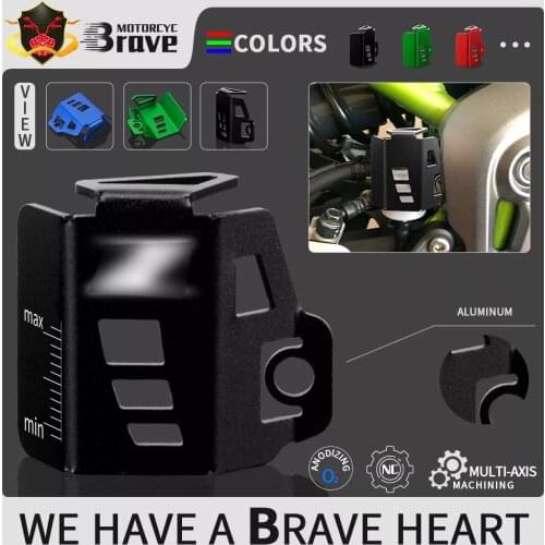 For KAWASAKI Z750 Z800 Z400 Z900 Ninja ZX25R Motorcycle Rear Fluid Reservoir Guard Cover Protector With logo Z Universal ZX 25R