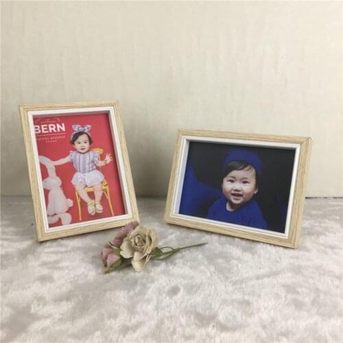 1PC Photo Frame For Table Decorations Family Pictures Frames Display Children Growth Gifts Desktop 7 Inch Photos Frame Modern