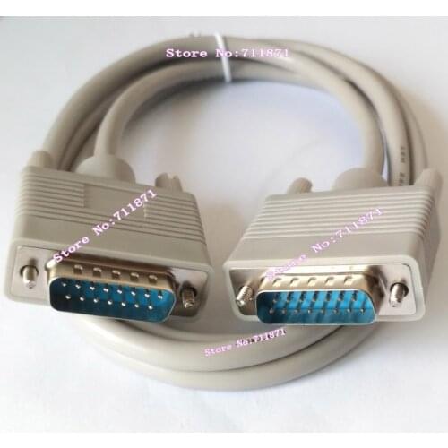 ​150cm Pure Copper Male to Male 7P +8P 15Pin DB15 Cable 8Pin 7Pin Double row 15P DB15 Line two Line 15P DB 15 DB15 cable line
