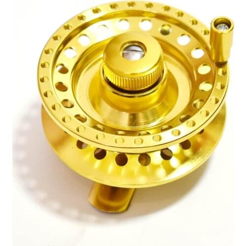 Fly Fishing Reels Right Handed COPPER Alloy Smooth Rock Ice Fishing Accessories