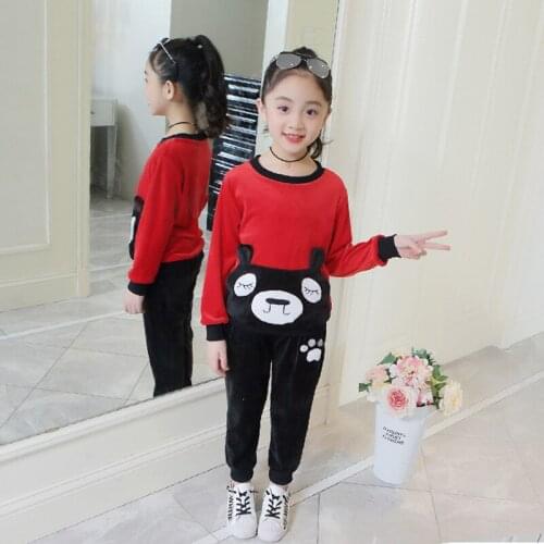 Girls Clothing Set Children Clothing 2020 Autumn Winter Toddler Girls Clothes Outfit Kids Tracksuit 3 4 5 6 7 8 9 10 11 Years