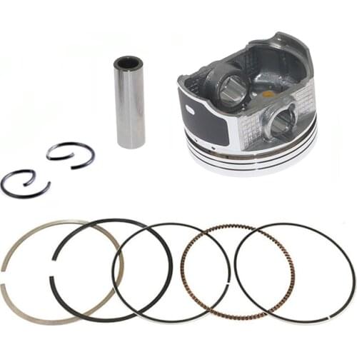 Gy6 motorcycle 60cc cylinder kit 44mm piston ring 13mm pin ring gasket set for 4 stroke 60cc scooter atv engine spare parts