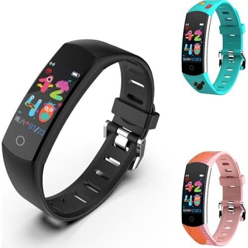 Top Deals Smart Watch 0.96 Inch Body Temperature Blood Pressure Heart Rate Monitor Fitness Tracking Sports Childrens Watch