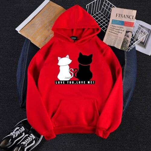 Fashion new couple small fresh super fire and velvet hooded Korean style student jacket hoodie Sweatshirt