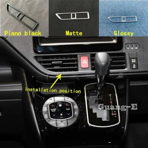 Car Sticker Styling Console Panel Decoration Cover Outlet Vent Trim For Toyota Noah Voxy 80 Series 2014 2015 2016 2017 2018