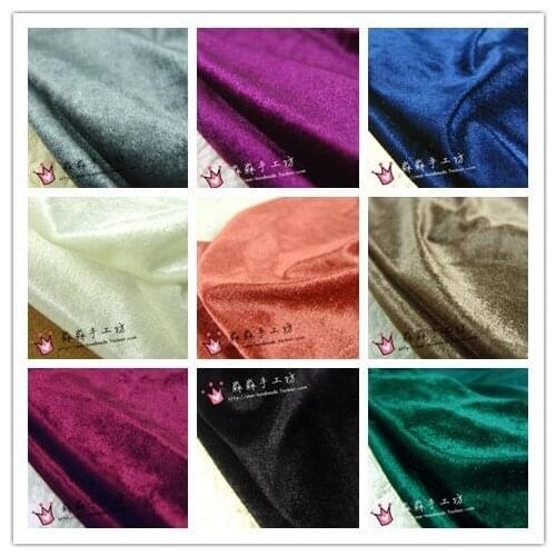 The new color into the fabric of exit lateral elastic soft velvet cloth with background flash Club sportswear fabric
