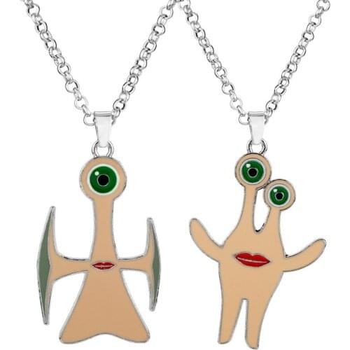 Anime Parasyte Necklace Zinc Alloy Pendant Necklace Men Women Funny Jewelry